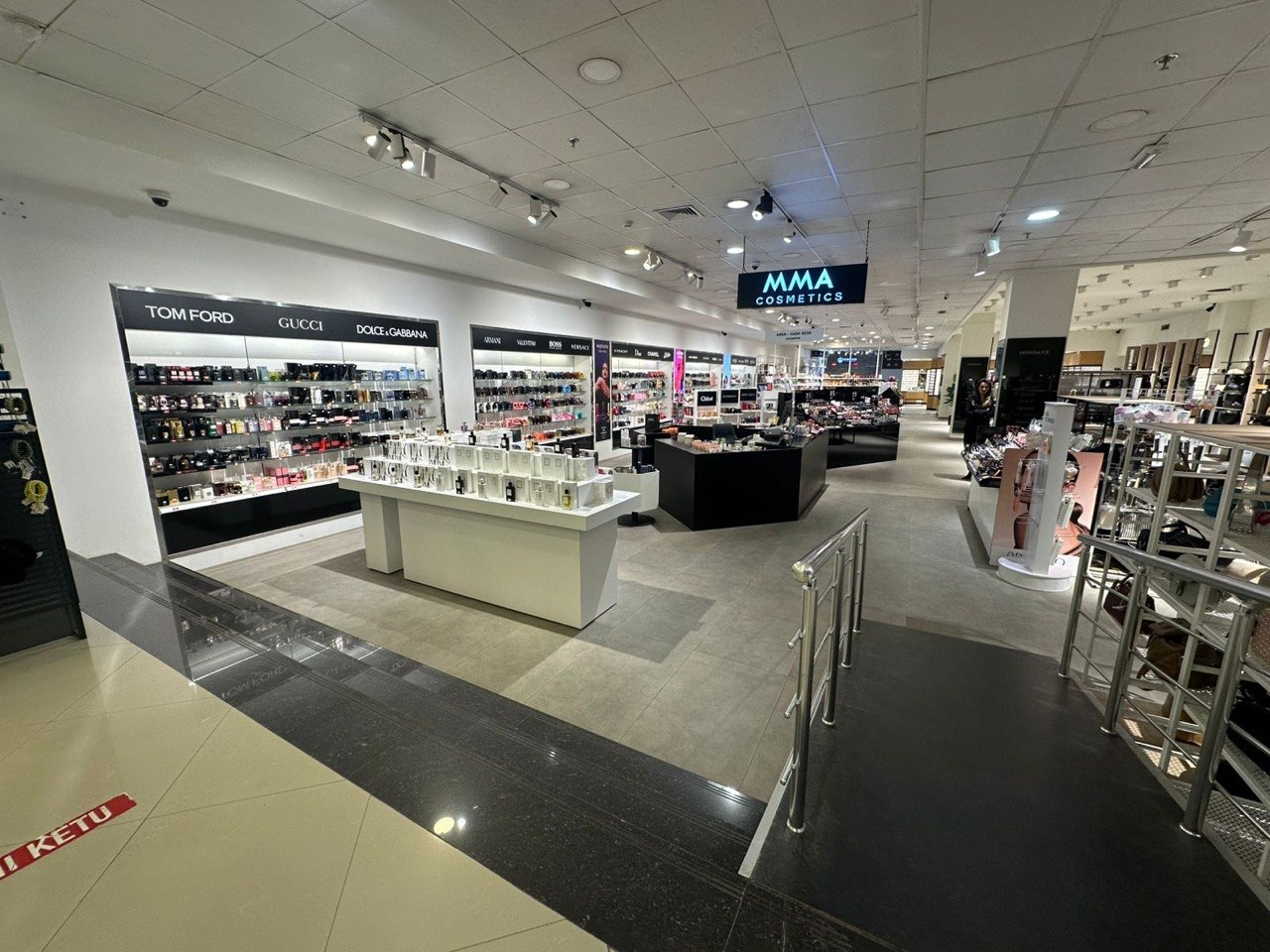MMA Cosmetics store interior