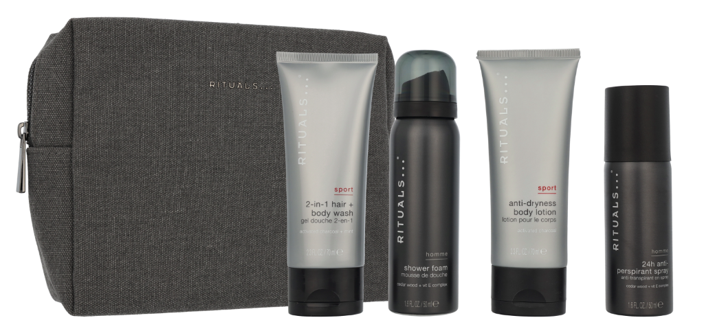 Rituals Homme Gift Set with Luxury Travel Pouch